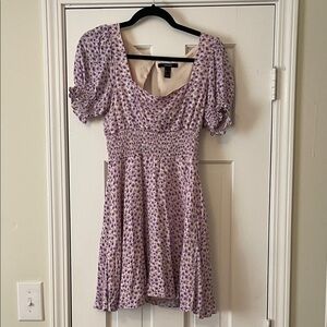 Forever 21 Purple Floral Mini Dress